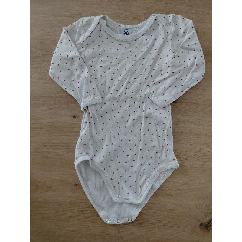 Body ML cœur Petit Bateau 18m TAILLE 18m
