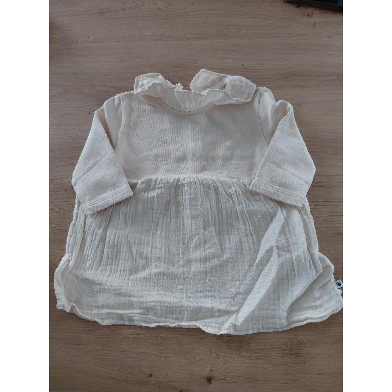 Robe écru Petit Bateau 12m TAILLE 12m
