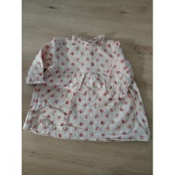 Robe rose Petit Bateau 12m...