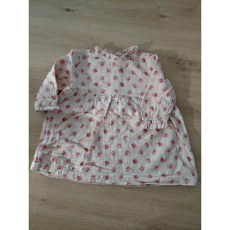 Robe rose Petit Bateau 12m  TAILLE 12m