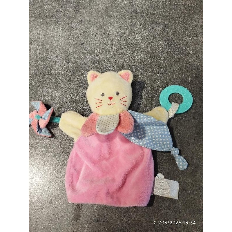Marionnette doudou et compagnie rose