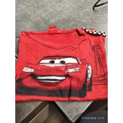 Tshirt mc rouge cars TAILLE...