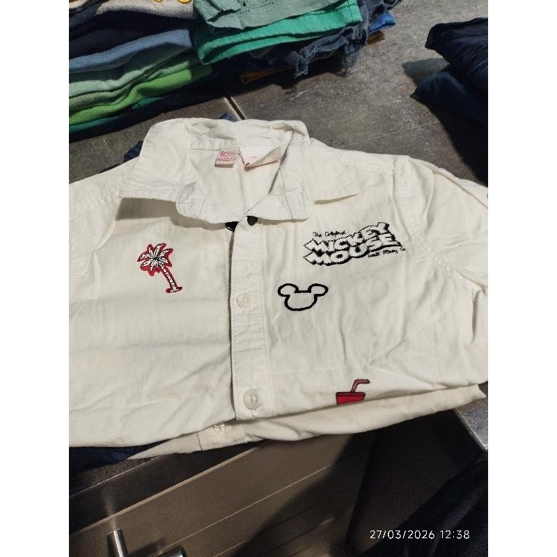 Chemisette blan mickey TAILLE 5 a