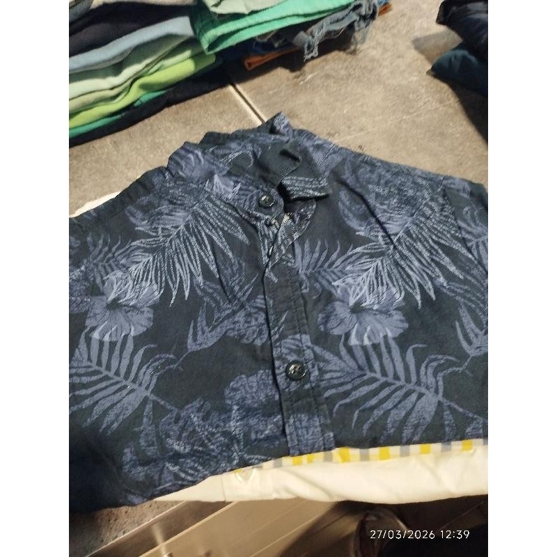 Chemisette bleu feuille TAILLE 5 a