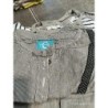 Chemise rayée gris blanc TAILLE 18m