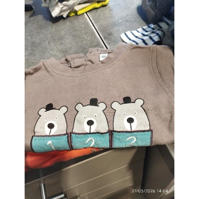 Ensemble marron vert TAILLE 18m