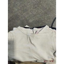 Tshirt ml blanc  TAILLE 18m