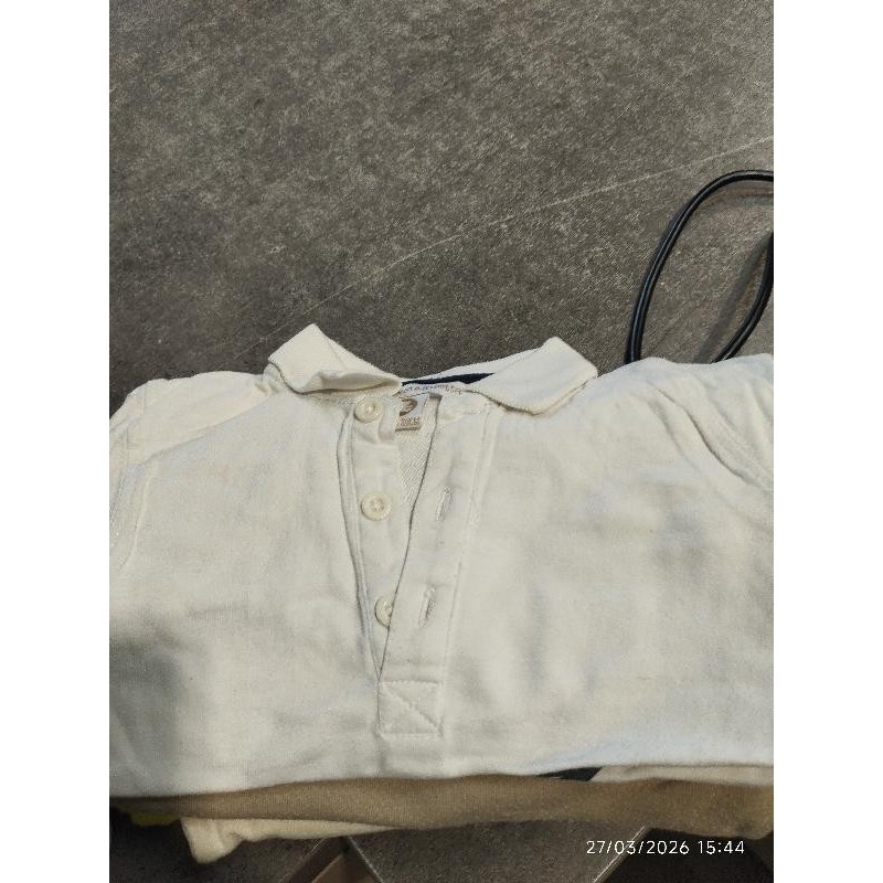 Polo blanc lulu ml TAILLE 18m