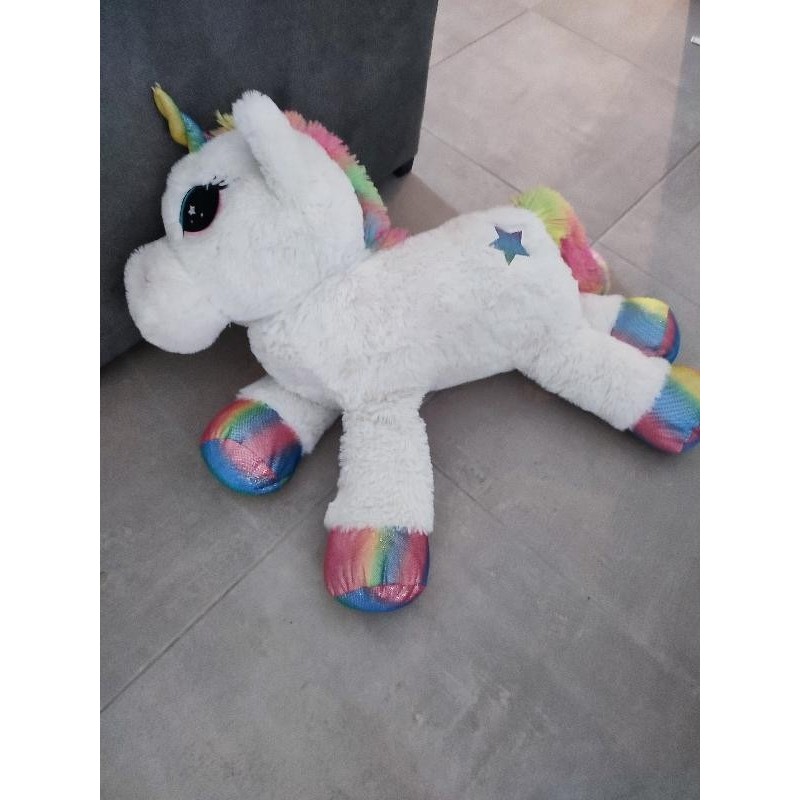 Grande peluche licorne 