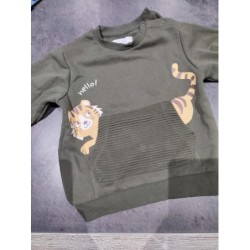 Pull kaki 24 mois  TAILLE...