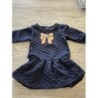 Robe bleu noeud orchestra  TAILLE 6mois