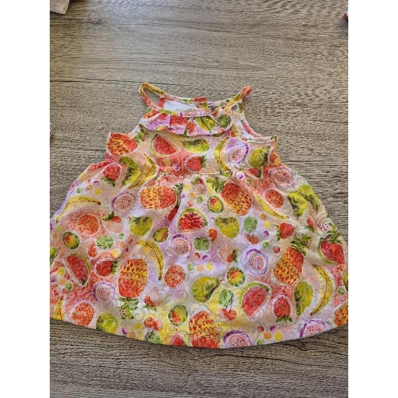 Robe fruit orchestra  TAILLE 9mois
