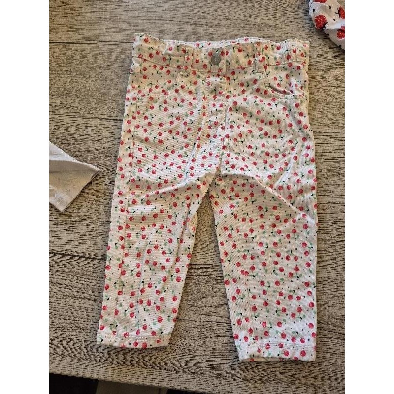 Jeans cerise orchestra  TAILLE 9mois