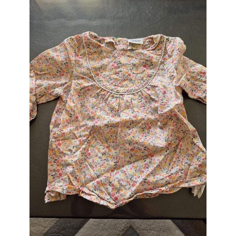 Chemisier fleurie TOA TAILLE 18mois
