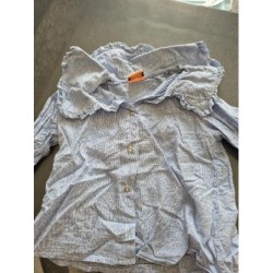 Chemisier bleu paillette...