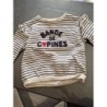 Pull marinière  TAILLE 24mois 
