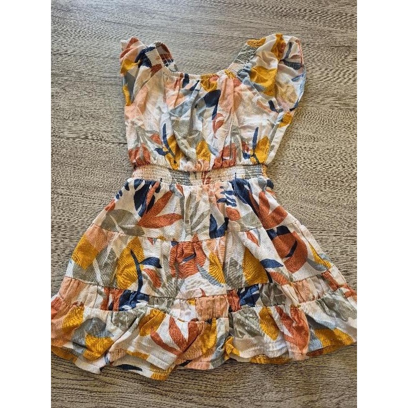 Robe été orange TAO TAILLE 3ans