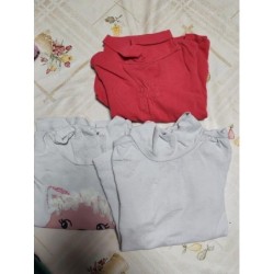 Lot 3 tee shirt fille ml...