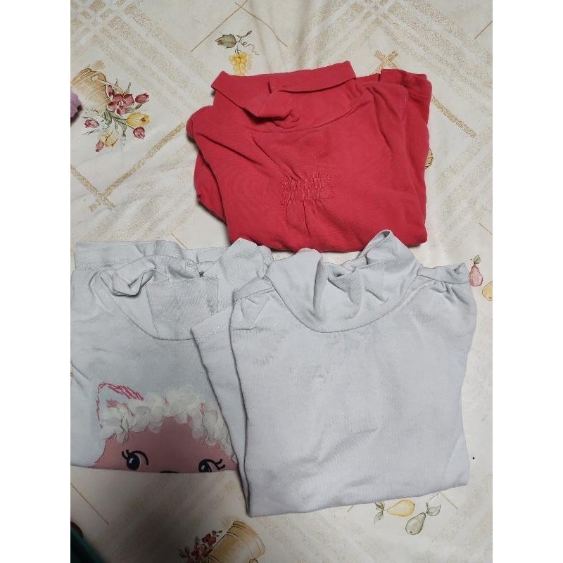 Lot 3 tee shirt fille ml TAILLE 18-24 mois