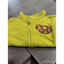 Polaire vert ours  TAILLE 18m