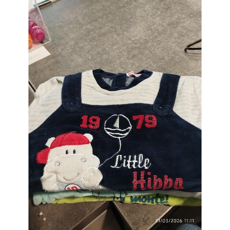 Pyj salopette bleu hippo TAILLE 18m