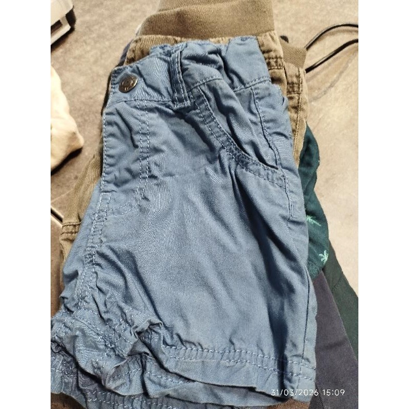 Short bleu TAILLE 12 mois