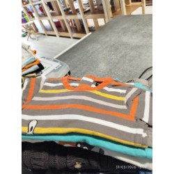 Ensemble rayé marron jaune...