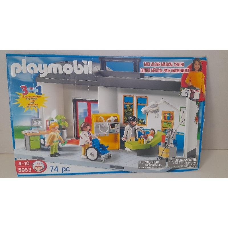 Playmobil hôpital transportabl