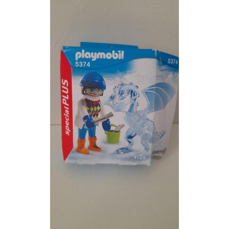 Playmobil sculpteur sur glace