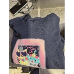 Sweat capuche marine TAILLE...