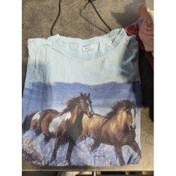 Tee-shirt chevaux  TAILLE...