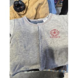 Gilet gris a pression...