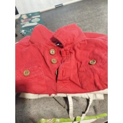 Polo rouge mc TAILLE 12 mois