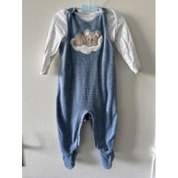 Pyjama bleu c-a TAILLE 9-12...