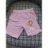 Short à rayure blanc rouge  TAILLE 18 mois 