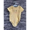 Body, Kiabi, jaune, dinosaures TAILLE 18 mois 