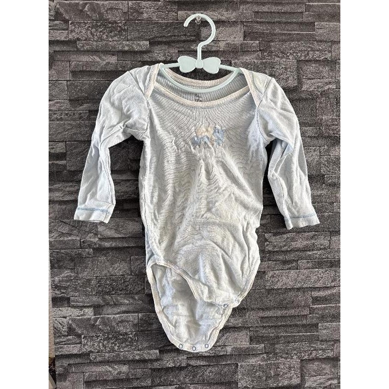 Body bleu, manches longues TAILLE 18 mois 