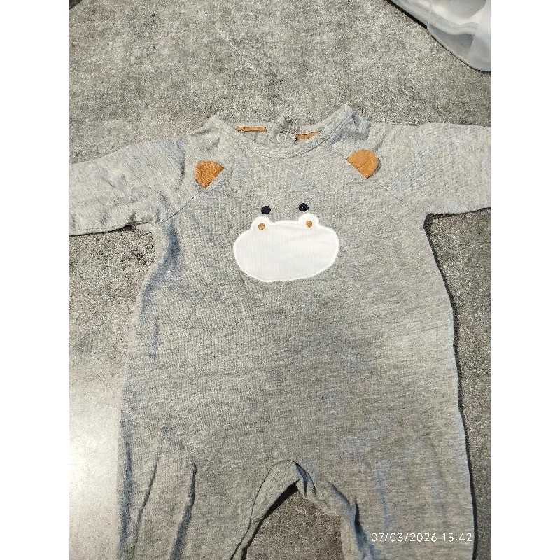 Pyjamas été obaibi gris ours TAILLE 3 mois
