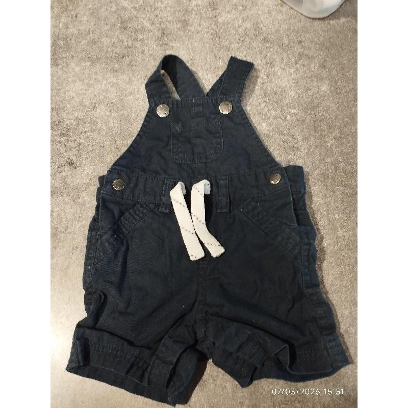 Salopette short bleu kiabi TAILLE 3 mois