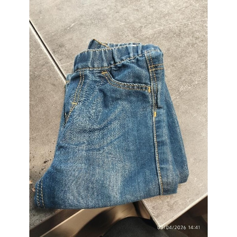 Pantalon léger bleu TAILLE 18m