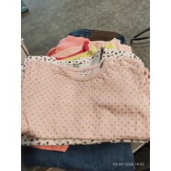 Tshirt ml pois rose TAILLE 3m