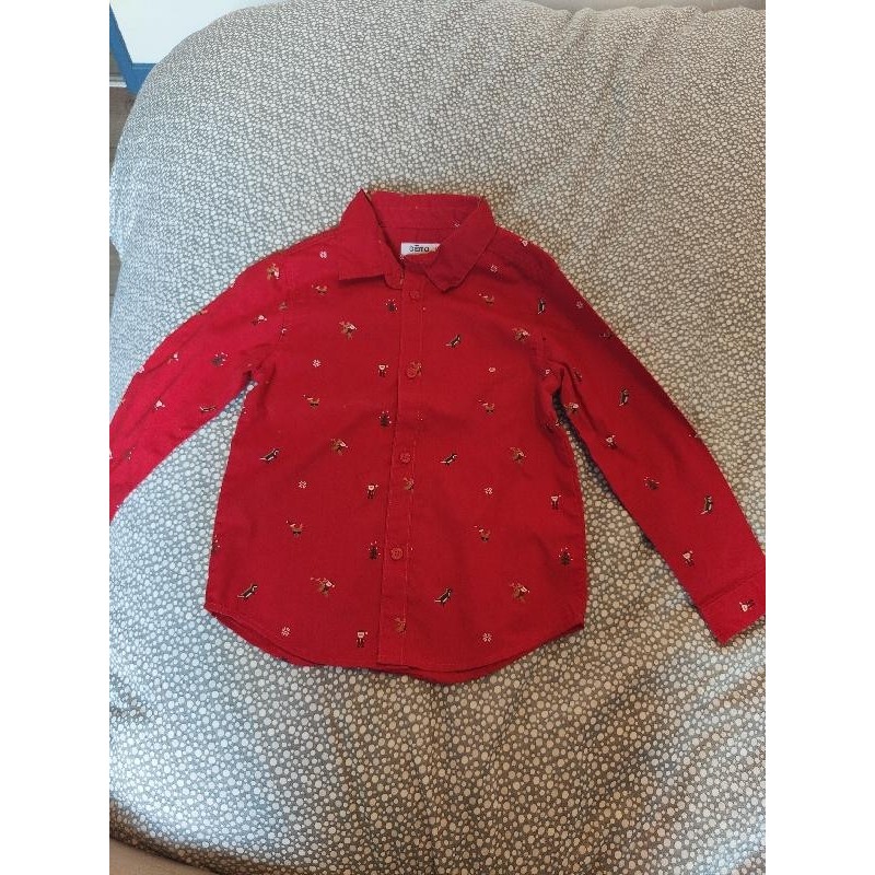 Chemise noel garçon Gémo  TAILLE 4