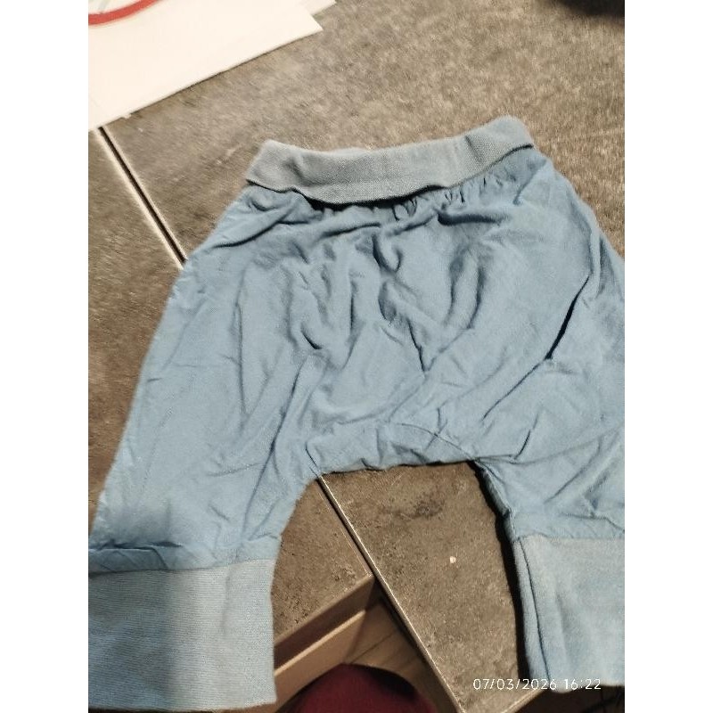 Sarouel bout'chou bleu clair TAILLE 3 mois