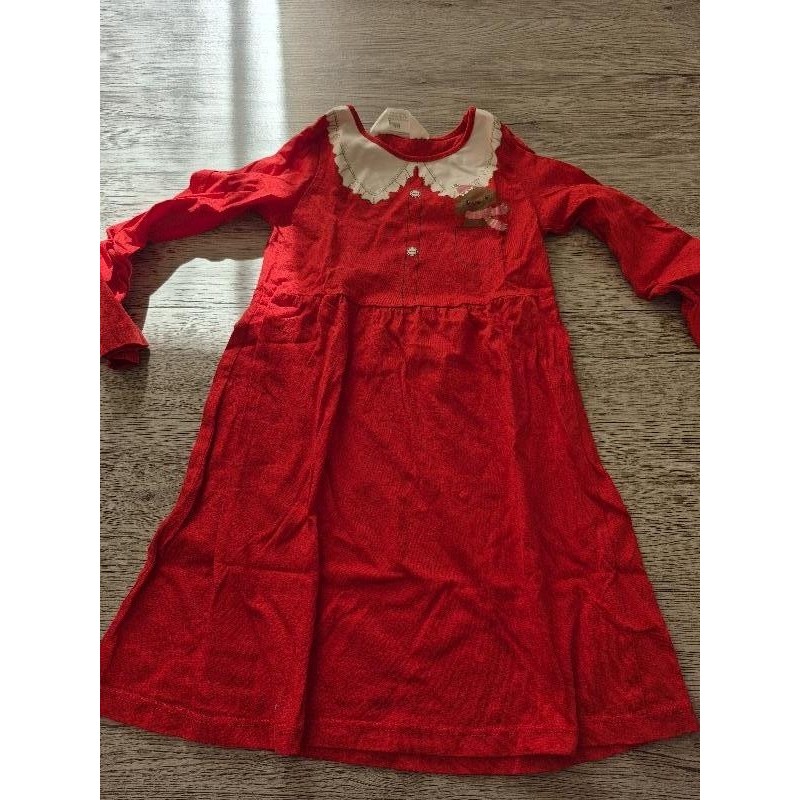 Robe rouge ours TAILLE 4ans 