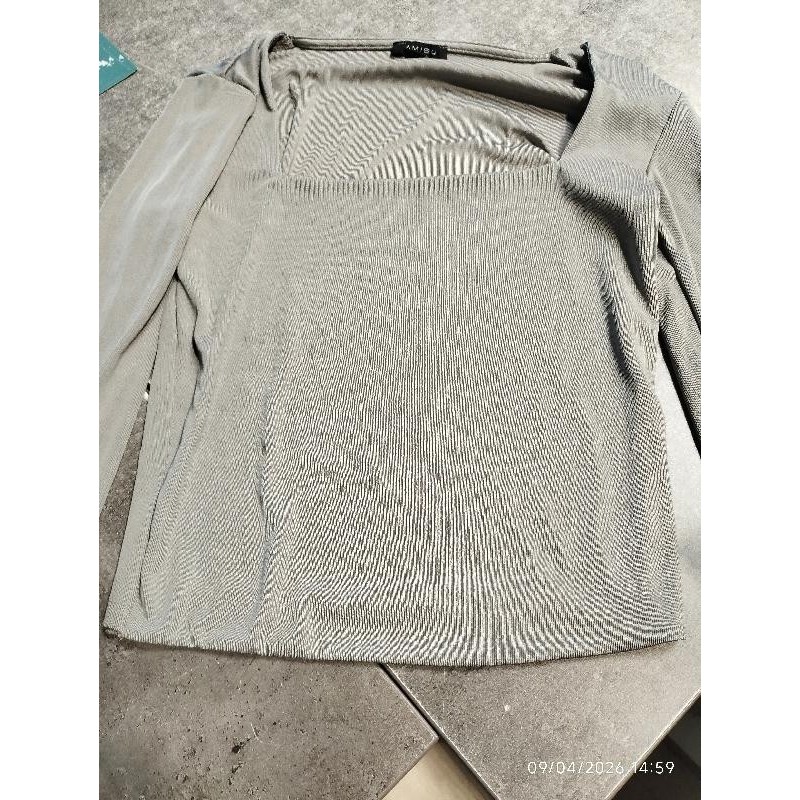 Tshirt ml gris amisu TAILLE L