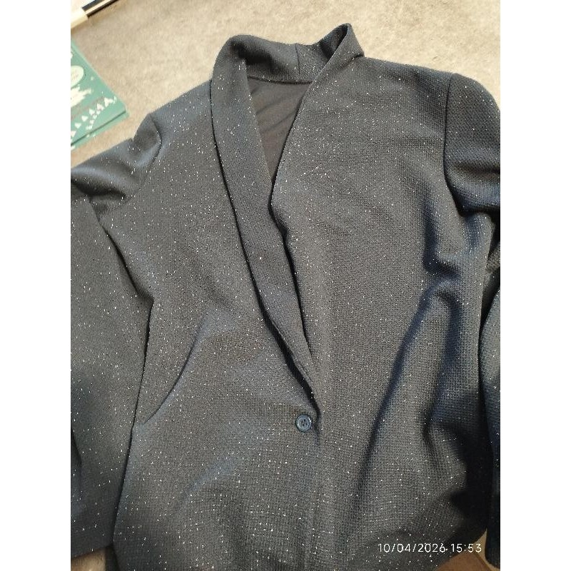 Veste bleu paillettes  TAILLE Xl