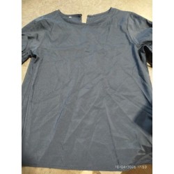 Haut manche bleu TAILLE M