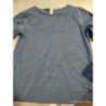 Haut manche bleu TAILLE M