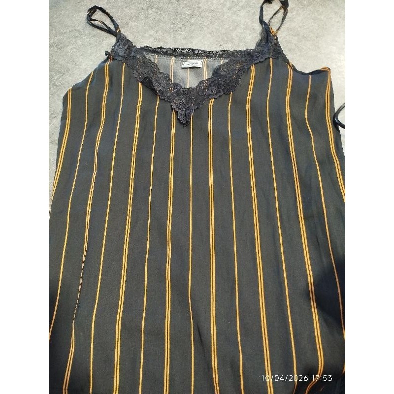 Débardeur Pimkie noir rayé  TAILLE M