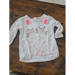 Tee shirt chat TAILLE 6M